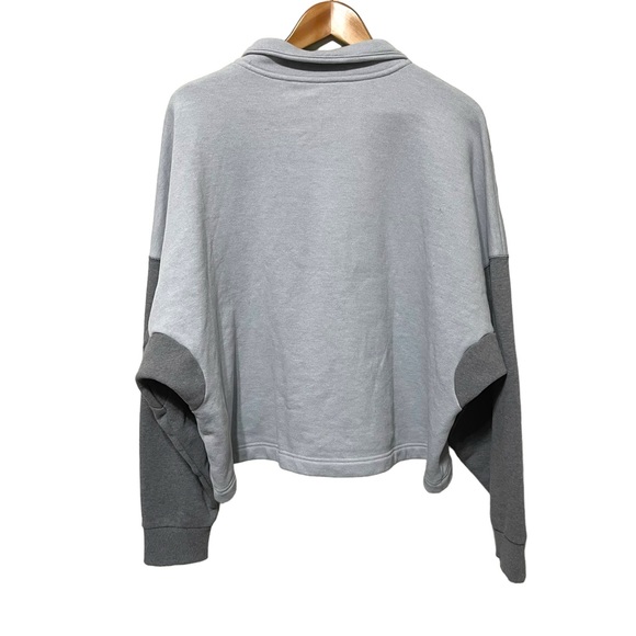 Under Armour Women's Grey Playback Fleece Oversized ¼ Zip Pullover Size XL - Picture 6 of 6